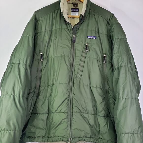 Vintage Patagonia Jacket Men’s L Green Das Parka Puffer Coat 8339ofa - Picture 2 of 15